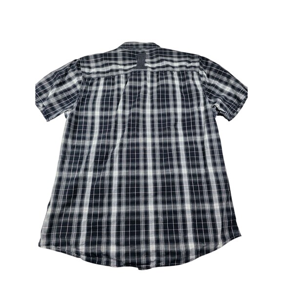 Harley-Davidson Motorcycles Snap Button Shirt Mens L Large Plaid - Picture 4 of 5